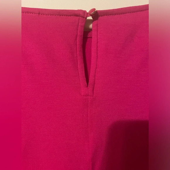 Lands End Women’s Fuchsia Pink Flutter Sleeve blouse 2X - Picture 2 of 5